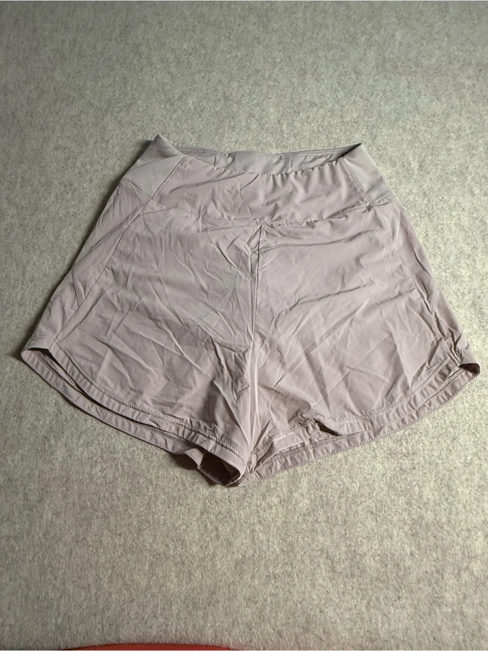 Nike Women's High-Waist Athletic‎ Shorts — Light Beige